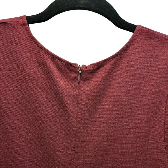 Love...Ady Womens Cranberry Midi Dress Cap Sleeves Fit & Flare Size Small NWT - Picture 6 of 11